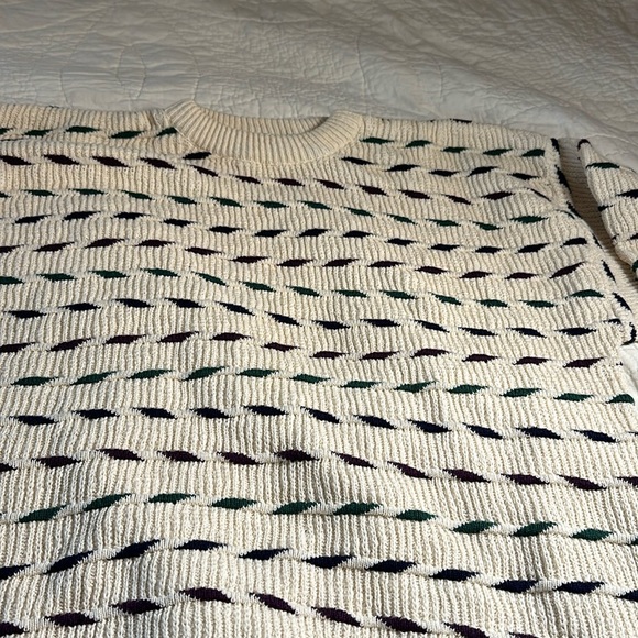 Vintage 90s American Crew Club Sweater Sz L - Picture 3 of 9